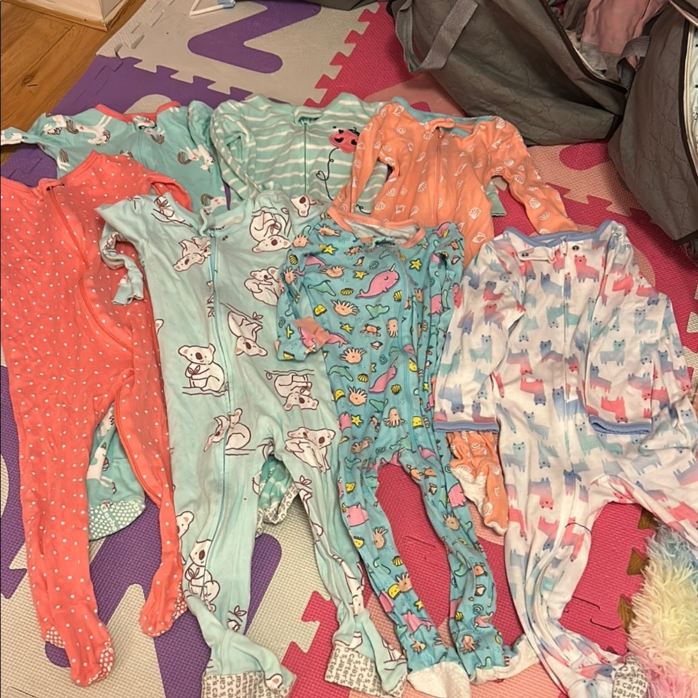 Set of 24months long sleeve sleepers